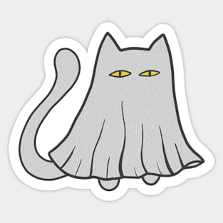 Ghost cat Sticker